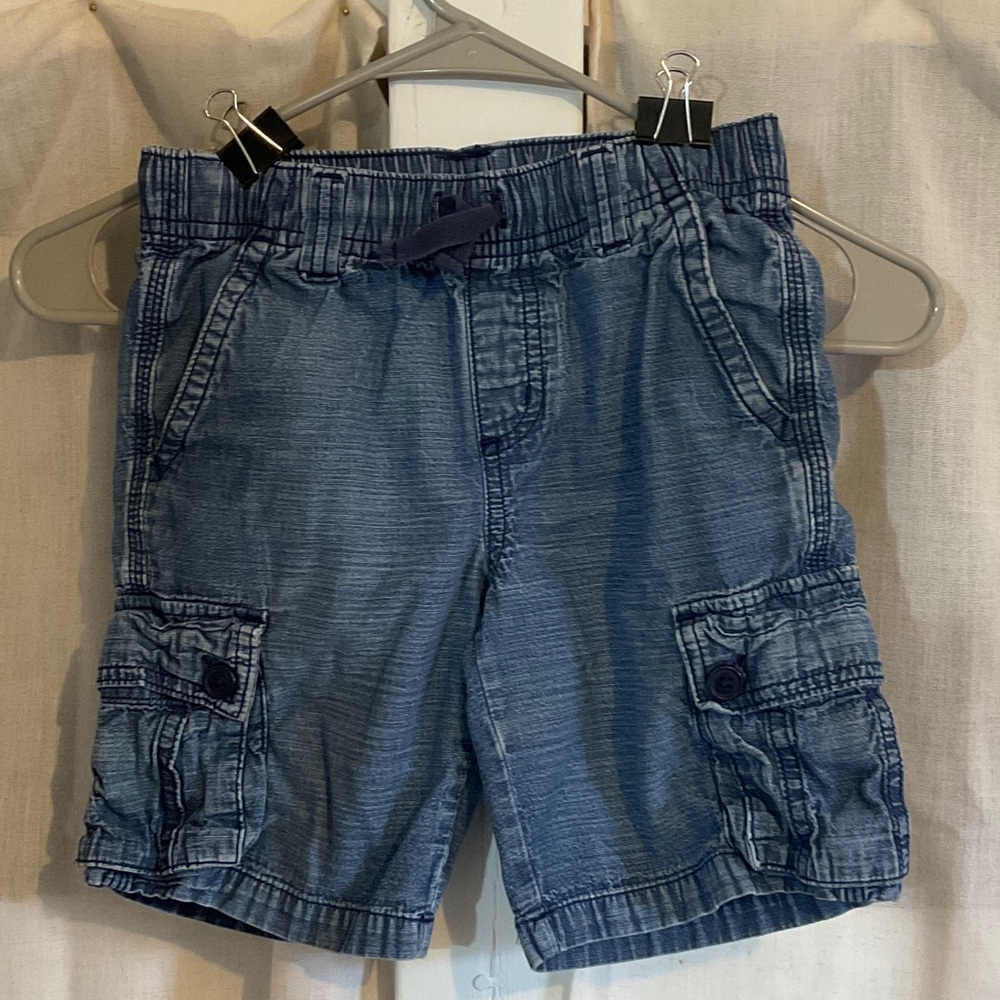 Blue Cargo Shorts